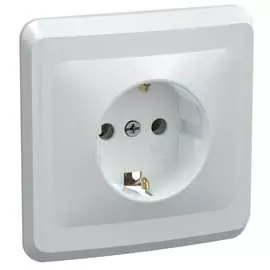 Одноместная розетка IEK РС10-3-ВБ ВЕГА ERV11-K01-16-DM