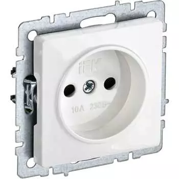 Одноместная розетка IEK Brite рс10-1-0-брб BR-R10-10-K01