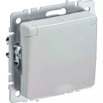 Одноместная розетка IEK Brite рсбш10-3-брж BR-R16-16-K36