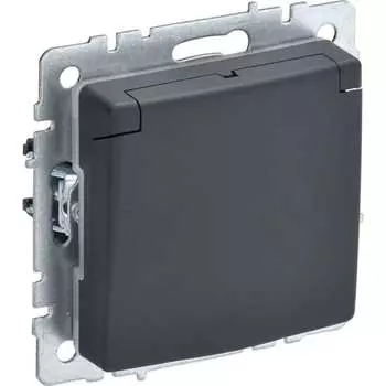 Одноместная розетка IEK Brite рсбш10-3-брг BR-R16-16-K53