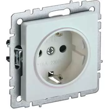 Одноместная розетка IEK Brite рс11-1-0-брж BR-R11-16-K36