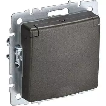 Одноместная розетка IEK Brite рсбш10-3-44-бртб BR-R16-16-44-K45