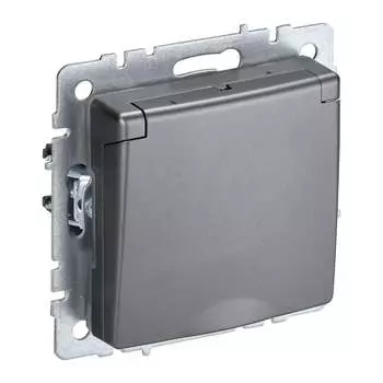 Одноместная розетка IEK Brite рсбш10-3-44-брс BR-R16-16-44-K46