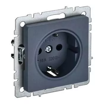 Одноместная розетка IEK Brite рс11-1-0-брм BR-R11-16-K35