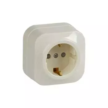 Одноместная розетка IEK GLORY РСш20-3-ХК ERH14-K33-16