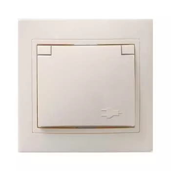Одноместная розетка IEK КВАРТА ERK15-K33-16-DM