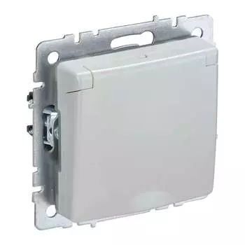 Одноместная розетка IEK Brite рсбш10-3-44-брж BR-R16-16-44-K36