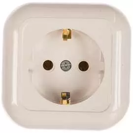 Одноместная розетка Кунцево-Электро ВАЛЕНТИНА РА16-638 7640