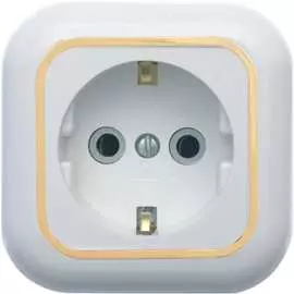 Одноместная розетка Кунцево-Электро ВАЛЕНТИНА РА16-638 7641