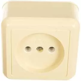 Одноместная розетка Кунцево-Электро ОПТИМА РА10-375 8035