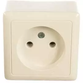 Одноместная розетка Systeme Electric Хит RA10-131-B РА10-131-б