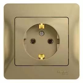 Одноместная розетка Systeme Electric GLOSSA GSL000442