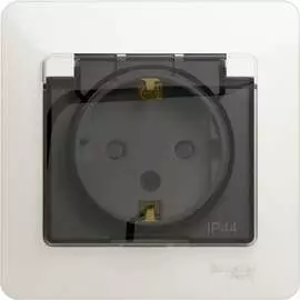 Одноместная розетка Systeme Electric Glossa GSL000648