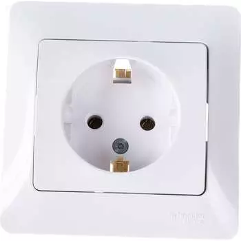 Одноместная розетка Systeme Electric Glossa GSL000142