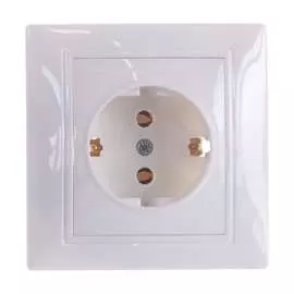 Одноместная розетка Smartbuy Венера SBE-01w-16-S1-Z