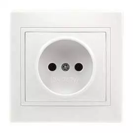 Одноместная розетка Smartbuy Венера SBE-01w-10-S1-N-c