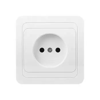 Одноместная розетка Smartbuy Марс SBE-02w-10-S1-N-c