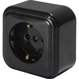 Одноместная розетка STEKKER PST16-21-20 39690