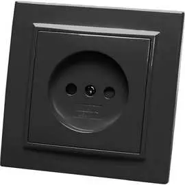 Одноместная розетка STEKKER PST10-9009-03 Эрна 39477