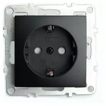 Одноместная розетка STEKKER Эрна PST16-9110-03 49154