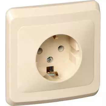 Одноместная розетка Systeme Electric Этюд PC16-003K