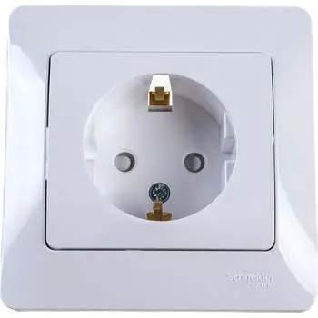 Одноместная розетка Systeme Electric GLOSSA GSL000144