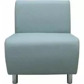 Одноместная секция дивана Мягкий Офис ментоловая КЛ501МНТ