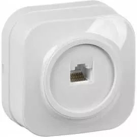 Одноместная телефонная розетка IEK