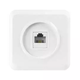 Одноместная телефонная розетка Smartbuy Юпитер SBE-03w-S1-PH