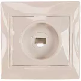 Одноместная телефонная розетка Smartbuy Венера SBE-01w-S1-PH