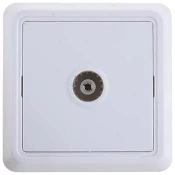 Одноместная телевизионная розетка IEK ОКТАВА EAO10-K01-DC