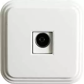 Одноместная телевизионная розетка STEKKER PST00-20-20 39705