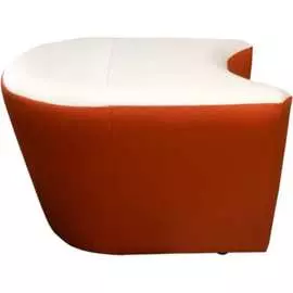 Одноместная внешняя банкетка Мягкий Офис