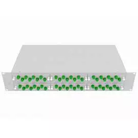 Одномодовый оптический укомплектованный стоечный кросс TopLan КРС-Top-2U-48FC/A-OS2-GY
