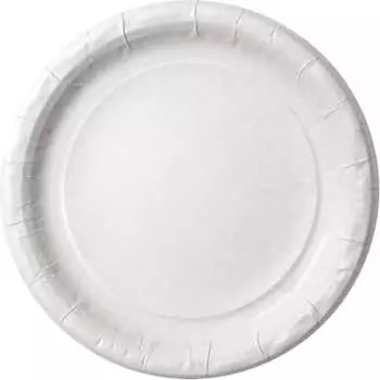 Одноразовая бумажная тарелка Комус Эконом 1262802