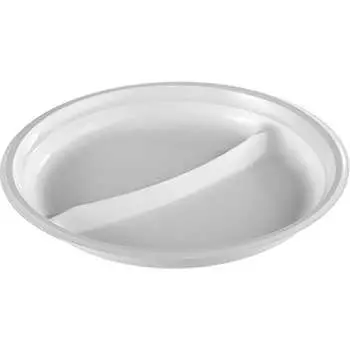 Одноразовая пластиковая тарелка Комус Стандарт 1092160