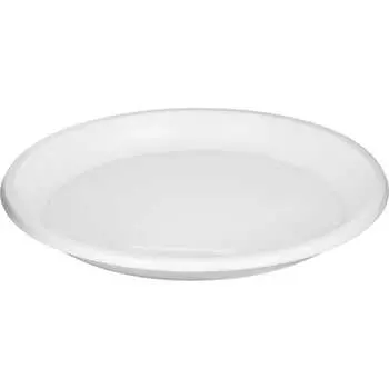 Одноразовая пластиковая тарелка Комус Эконом 56722