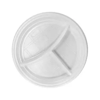 Одноразовая пластиковая тарелка Комус Эконом 904029