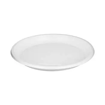 Одноразовая пластиковая тарелка Комус Бюджет 661998