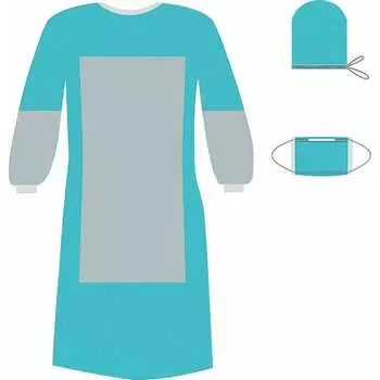 Одноразовой одежды халат для хирурга ГЕКСА