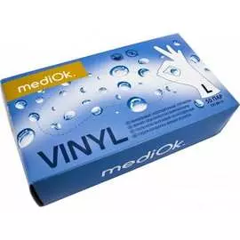 Одноразовые виниловые перчатки Факел