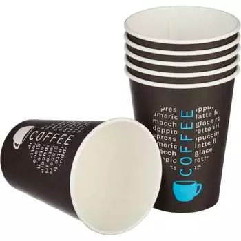Одноразовый бумажный стакан Комус Love Coffee 1553726