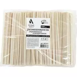 Одноразовый деревянный размешиватель ОФИСМАГ 607577