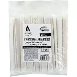 Одноразовый деревянный размешиватель ОФИСМАГ 607578