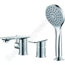 Одноручный смеситель на борт ванны RUSH BR4335-333