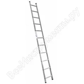 Односекционная алюминиевая лестница Алюмет Н1 5111