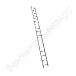 Односекционная алюминиевая лестница Алюмет Н1 5117