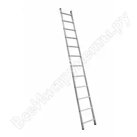 Односекционная алюминиевая лестница Алюмет Серия HS1 6112