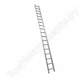 Односекционная алюминиевая лестница Алюмет