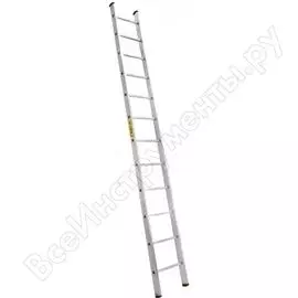 Односекционная алюминиевая лестница Алюмет